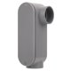 thumbnail image 1 of Cuerpo de conduit CKVIHAV de PVC gris de 2 pulgadas tipo LL con tapa, 1 of 7