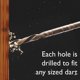 thumbnail image 4 of Dart Caddy Viper de madera maciza montado en la pared para 4 juegos de dardos, 4 of 8