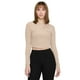 thumbnail image 1 of Polera Mujer Manga Larga Cut Out Pecho Beige Corona, 1 of 5