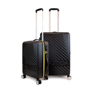 Pack 2 Maletas Nautica S+M Bahamas 10Kg Y 20Kg Negra