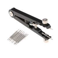 Magideal - Juego De Herramientas De Alicates De Barra De Resorte De Reloj, Herramienta De Extracción De Correa, Reparación De Alta Resistencia Con Puntas, Juego Negro