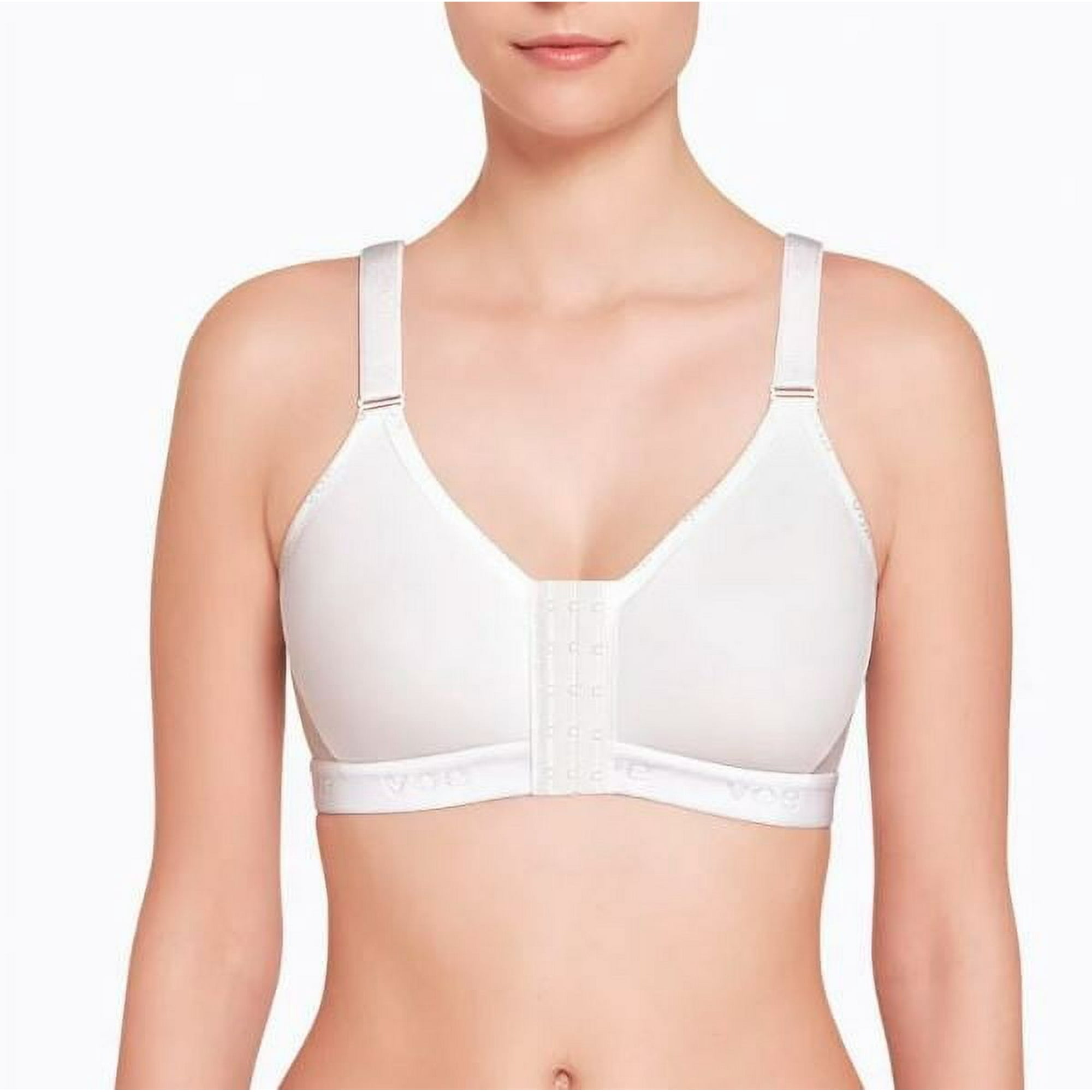 Sostén Deportivo-blanco-talla 90 Cierre Frontal-blunding