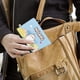 thumbnail image 5 of Molang Porta Pasaporte y Cartera de Viaje Premium de Cuero PU, Funda de Pasaporte Bloqueo RFID con Ranuras para Tarjetas de Crédito, Estuche para Libro de Pasaporte para Familia 10cm × 15cm, 5 of 6