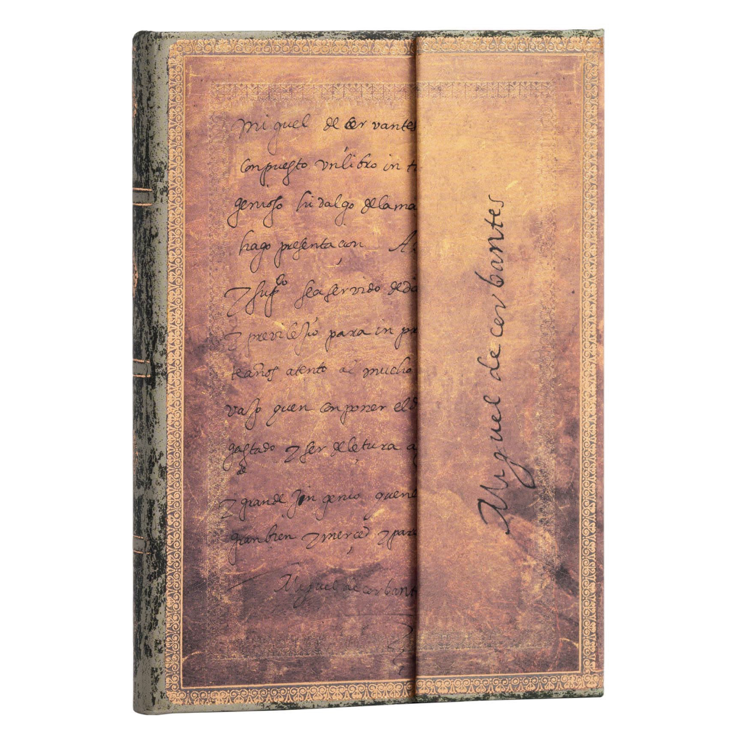 Paperblanks - Libreta Cervantes Letter To The King Midi Tapa Dura