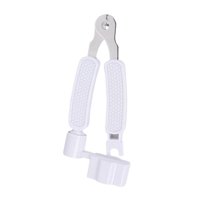 Magideal - Cuerda De Guitarra Winder Bridge Pin Puller Universal Luthier Tool Multifuncional Duable Guitar String Cutter Herramienta De Guitarra Para Reparación Blanco