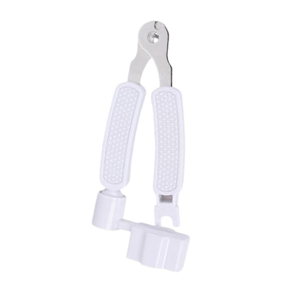 Cuerda de guitarra Winder Bridge Pin Puller Universal Luthier Tool Multifuncional Duable Guitar String Cutter Herramienta de guitarra para reparación Blanco