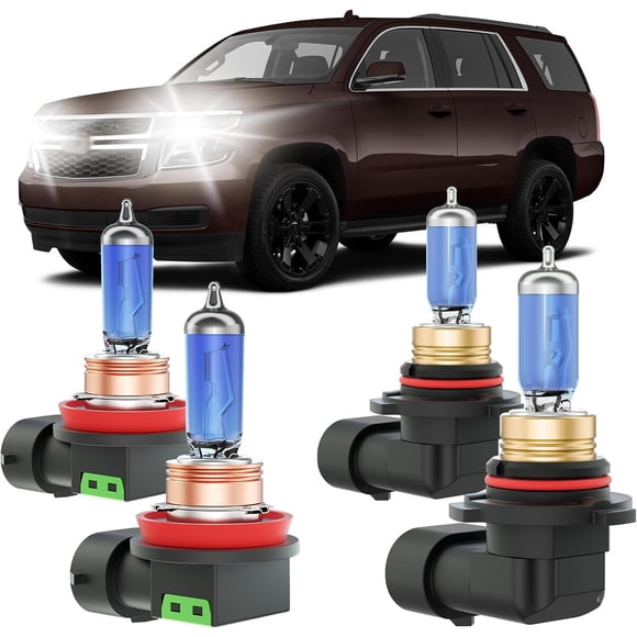 Focos halógenos XFLHEHD para Tahoe y Suburban 2007-2020, 4 piezas