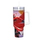 thumbnail image 2 of ¿Dónde en el Mundo Está Carmen Sandiego? Vaso aislado de acero inoxidable con asa, diseño temático, regalo para familia, amigos y fans; incluye pajita y encaja en el portavasos estándar, 40 oz, 2 of 6