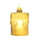 thumbnail image 3 of Pack 12 velas LED efecto llama 8 cm amarillo, 3 of 3