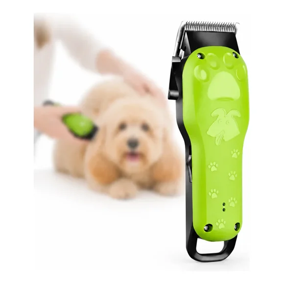 Maquina Cortadora Pelo Mascotas Perros Corte Kemei Verde Cw1