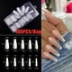 thumbnail image 4 of 100 piezas de uñas postizas acrílicas de cobertura total, manicura tipo ataúd, bailarina, gel UV, kit de uñas acrílicas, herramientas postizas, 4 of 7