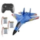 thumbnail image 3 of Avión De Control Remoto 2.4G SU27 Listo Para Volar Para Niños Azul 3 Baterías, 3 of 3