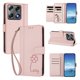 thumbnail image 2 of Funda Cartera Trébol para Motorola Signature 5G con Ranuras Tarjetas y Carga Inalámbrica Rosa, 2 of 6