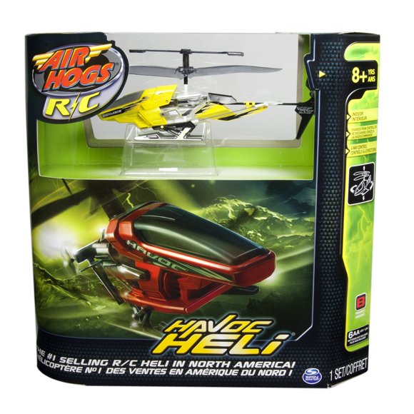 Helicóptero RC Air Hogs Havoc Heli amarillo y negro