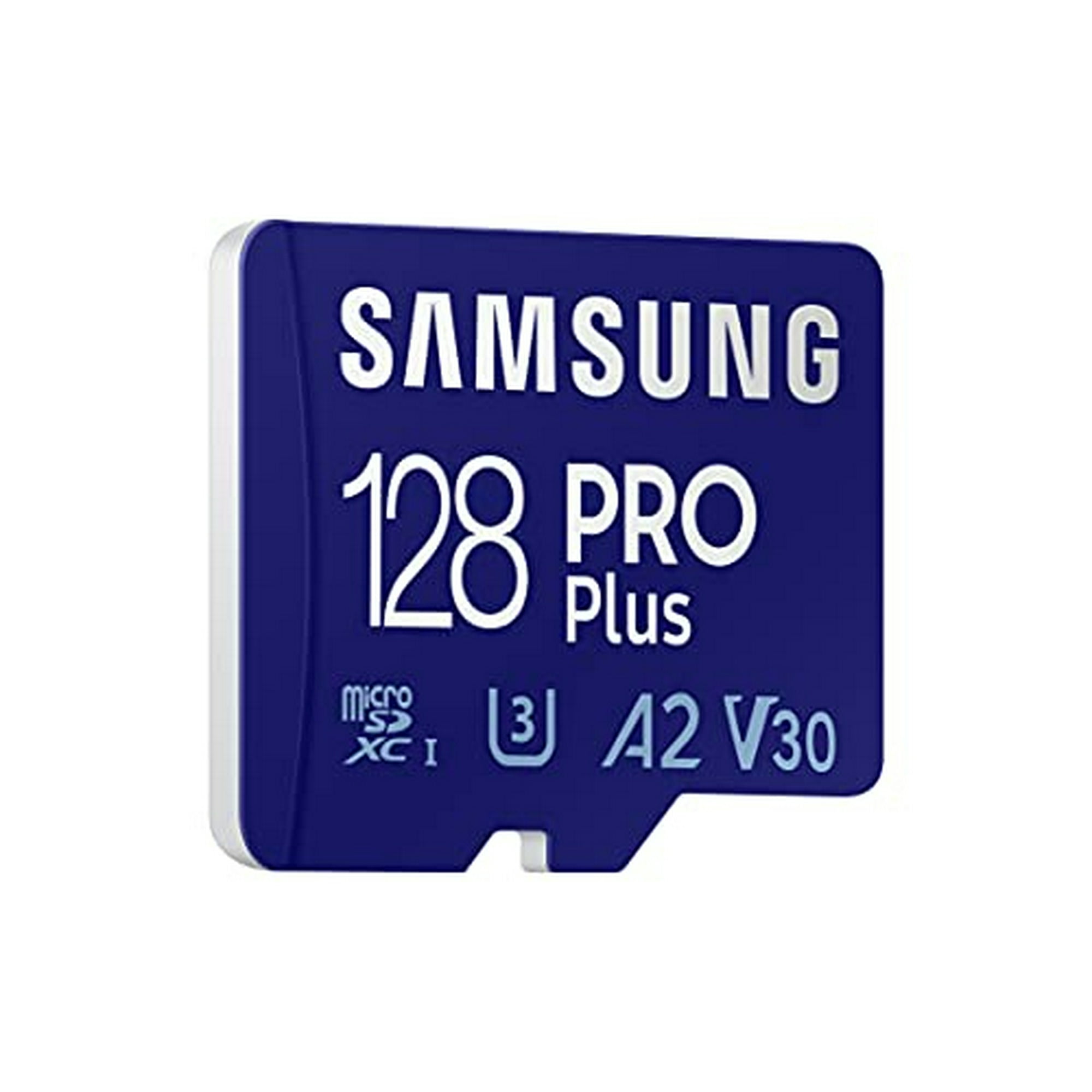 Tarjeta De Memoria Samsung Pro Plus Micro Sd + Adaptador 128gb Microsdxc Hasta 160mb / S Uhs-i U3 A2 V30full Hd & 4k Uhd