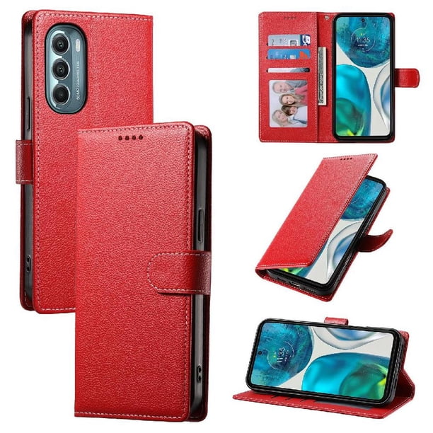 Funda para FOXDOCK Motorola Moto G Stylus 5G 2022– Cuero Premium, 3 ranuras para tarjetas, Protección contra impactos