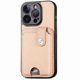thumbnail image 1 of Funda Billetera Tejida para iPhone 14 Pro Max con Soporte y Tarjetero Beige, 1 of 5