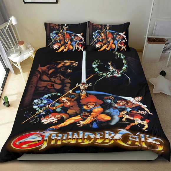Juego de Funda de Edredón Thundercats Desmarcar 3 Piezas 140cm x 210cm