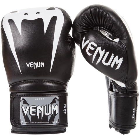 Guantes De Boxeo Venum Giant 3.0 De Piel De Napa Negros