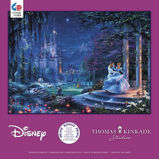Rompecabezas Ceaco Thomas Kinkade Disney Cinderella 1000 piezas