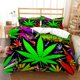 thumbnail image 2 of Colorful Hippie 3D linen printed bedding Queen bedding set Customized King size bedding set Soft and comfortable, 2 of 5