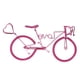 thumbnail image 3 of Hecho a mano Metal Bicicleta Modelo Juguete Arte Artesanía Oficina Escritorio Escaparate Decoración Rosa, 3 of 5