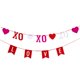 thumbnail image 5 of Pancarta De Arpillera Del Día De San Valentín, Pancarta De Corazón De San Valentín Para Fiesta En Casa De Cumpleaños XO, 5 of 5