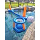thumbnail image 2 of Set de Voleibol Inflable para Piscina KIDDITOY 318 cm con Canasta de Baloncesto, 2 of 9