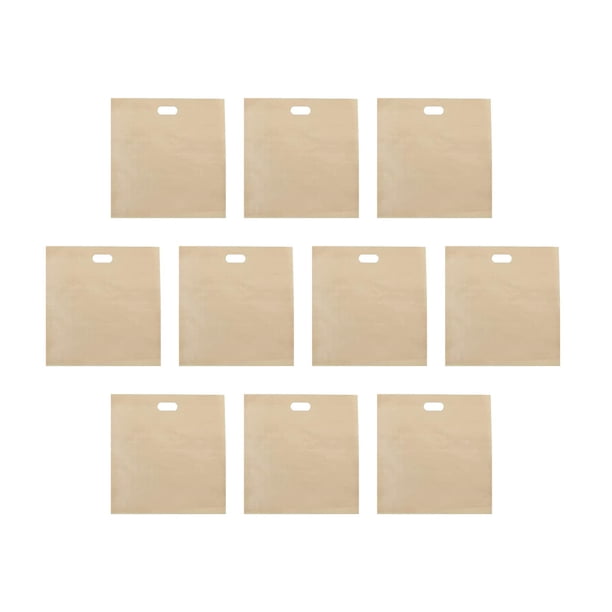 Bolsas Reutilizables Para Tostadora, Bolsas Antiadherentes Para Sándwich Tostado, Para Pan, Pizza, Aperitivos, 16x16,5 Cm, 10 Uds.