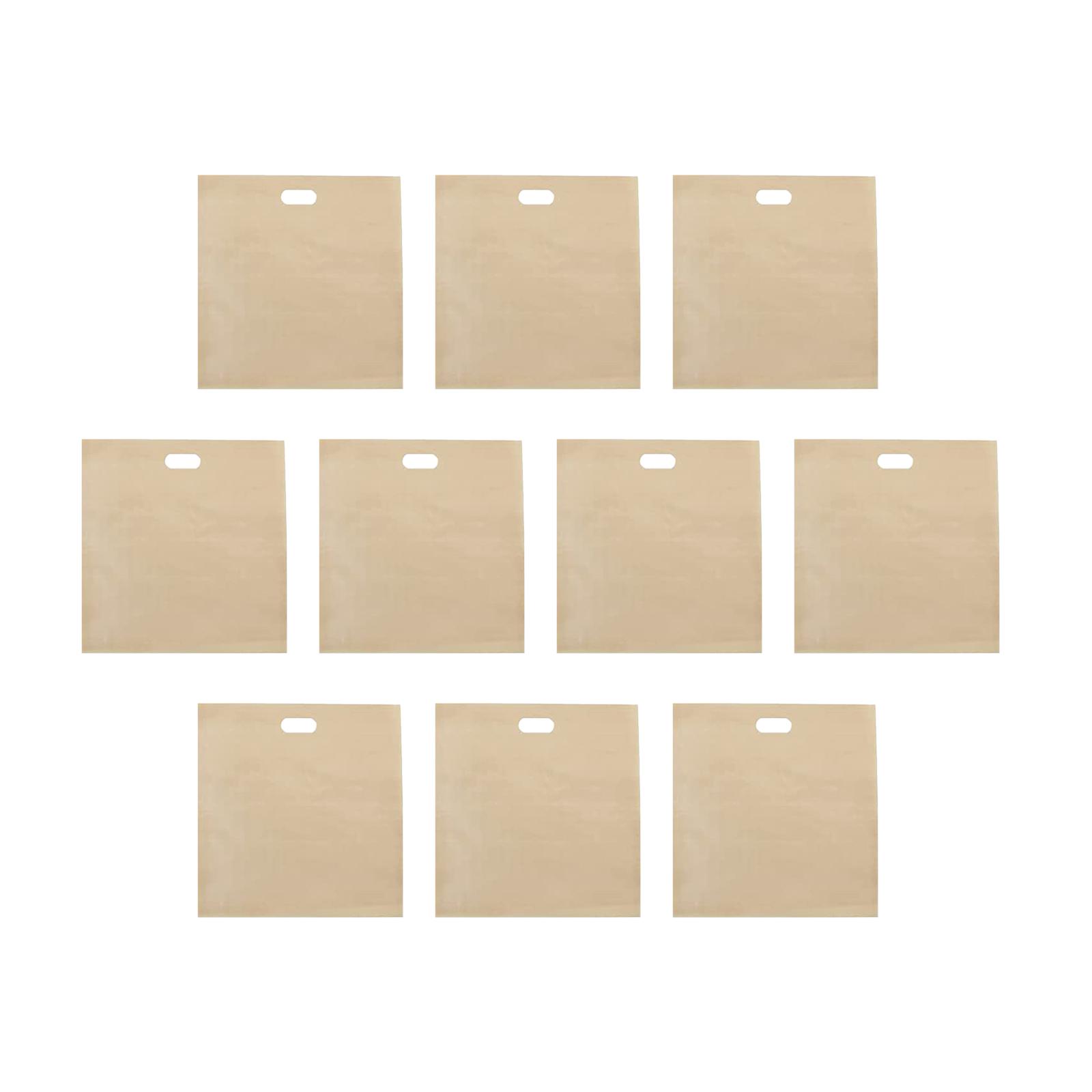Bothyi - Bolsas Reutilizables Para Tostadora, Bolsas Antiadherentes Para Sándwich Tostado, Para Pan, Pizza, Aperitivos, 16X16,5 Cm, 10 Uds.