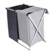 thumbnail image 1 of Cesta Canasto Doble De Ropa Plegable Almacenamiento Divisor, 1 of 2