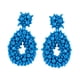 thumbnail image 3 of Pendientes Colgantes étnicos De Moda Para Regalo De Cumpleaños, Vacaciones, Fiesta, Color Azul, 3 of 3