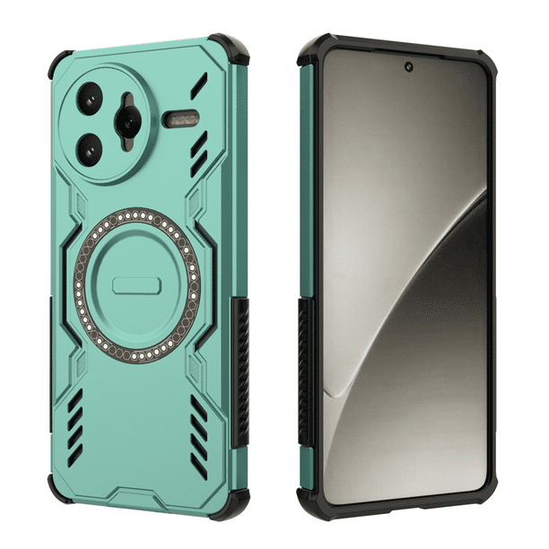 Funda FOXDOCK para Xiaomi Poco F7 Ultra , magnética, resistente a golpes, con soporte, unisex, carga inalámbrica