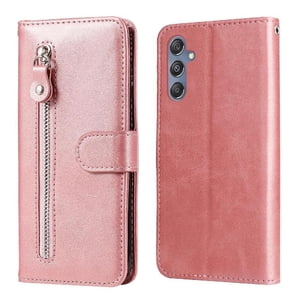 Gangxun - Funda Con Cremallera Para Samsung Galaxy M34 5G, Carcasa Cartera De Cuero Pu Con Soporte Y Tarjetero