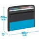 thumbnail image 2 of Get Organized with our Expanding File Folder! 13 Pocket Accordion Document Organizer with Sticky Labels, Fabric/Poly Material, Zipper Closure, and Front Pocket for Letter A4 Paper, 2 of 5