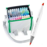 Ohuhu 72 Marcadores De Alcohol + 1 Blender Pincel& Biselada