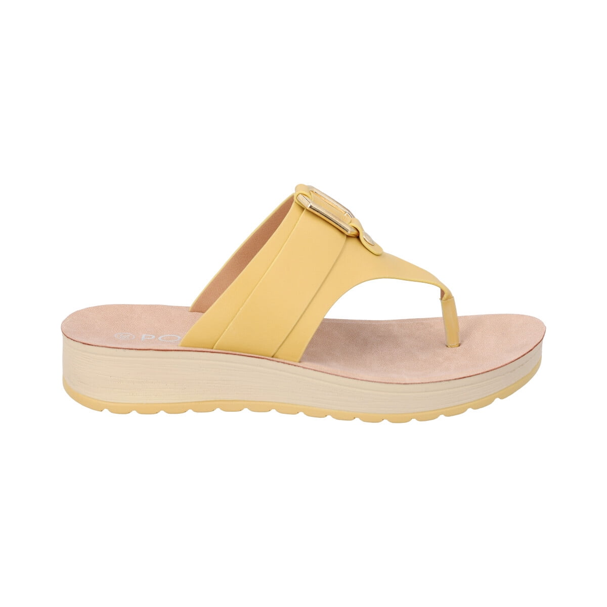 Sandalia Mujer Amarillo Sole Police