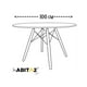 thumbnail image 3 of Mesa De Comedor Redonda Tipo Eames 100cm - Negro, 3 of 3