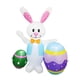 thumbnail image 5 of Conejito Inflable De Pascua Iluminado, Lindo Y Grande, Decoración Para Patio, Fiesta, Evento En Interiores, 5 of 5