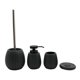 thumbnail image 1 of Set de Baño Cerámica 4 Piezas Negro, 1 of 5
