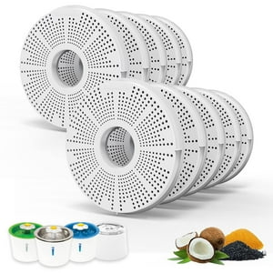 Samanija - Filtro De Repuesto Para Fuente De Agua, Paquete De 10 Unidades, Para Catit Flower