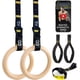 thumbnail image 1 of Anillos de gimnasia de madera con doble círculo, correas y accesorios, 1 of 6
