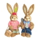 thumbnail image 2 of 1 Par De Muñecos De Figuritas De Conejo De Pascua De Pie, Adornos De 35cm, Aspecto Encantador, 2 of 5