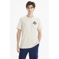 Fashionspark - Polera Hombre Regular Print Beige
