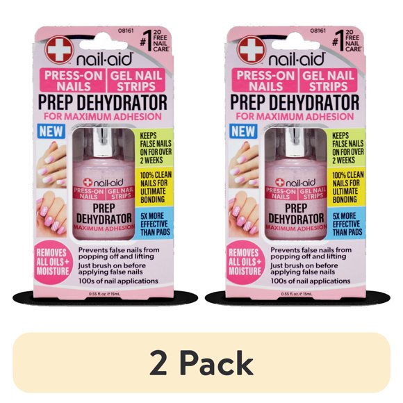 Prep Dehydrator NailAid Pack x2 de 15 ml Clear para uñas