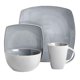thumbnail image 2 of Juego de vajilla Gibson Soho Lounge Square 16 piezas gris claro, 2 of 8