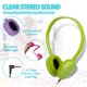 thumbnail image 3 of Auriculares con cable TJZXGUI 3.5 mm multicolor – paquete de 50 unidades, 3 of 7