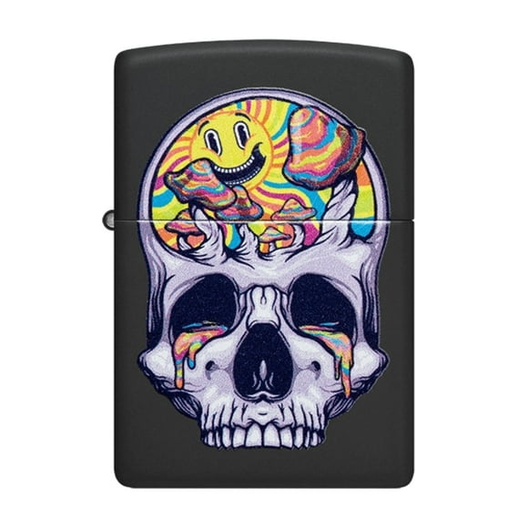 Encendedor Skull Moon Design Negro Zp48737