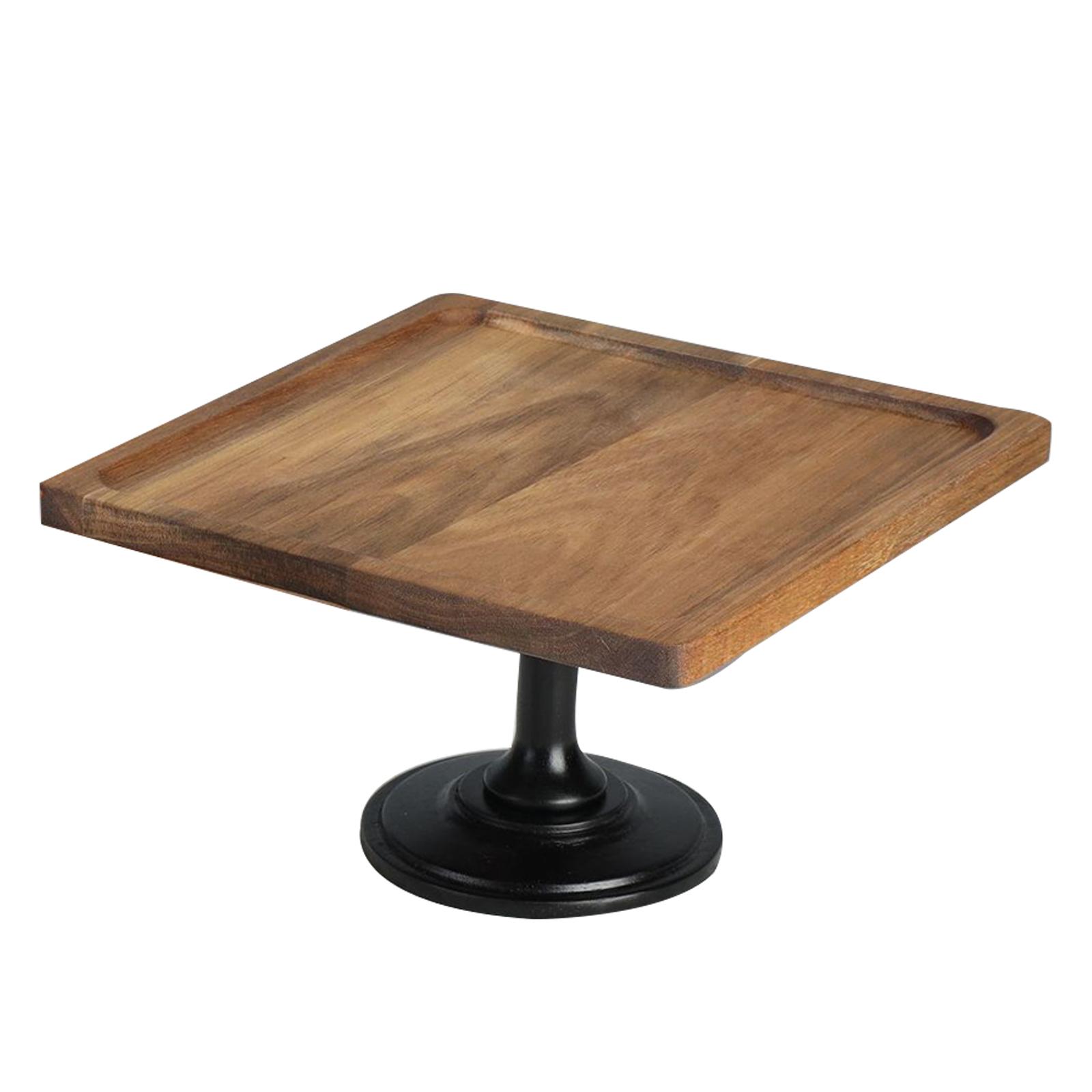 Magideal - Bandeja Redonda De Pie Alto Regalos De Inauguración Soporte Para Cupcakes Pastelería Soporte Para Pasteles Plato Para Servir Para Acción De Gracias , Los 25Cm