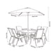 thumbnail image 2 of Juego de Terraza Comedor 6 Personas 140x90x70.5cm, 2 of 6
